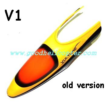 HuanQi-848-848B-848C helicopter parts head cover (V1 yellow color) - Click Image to Close